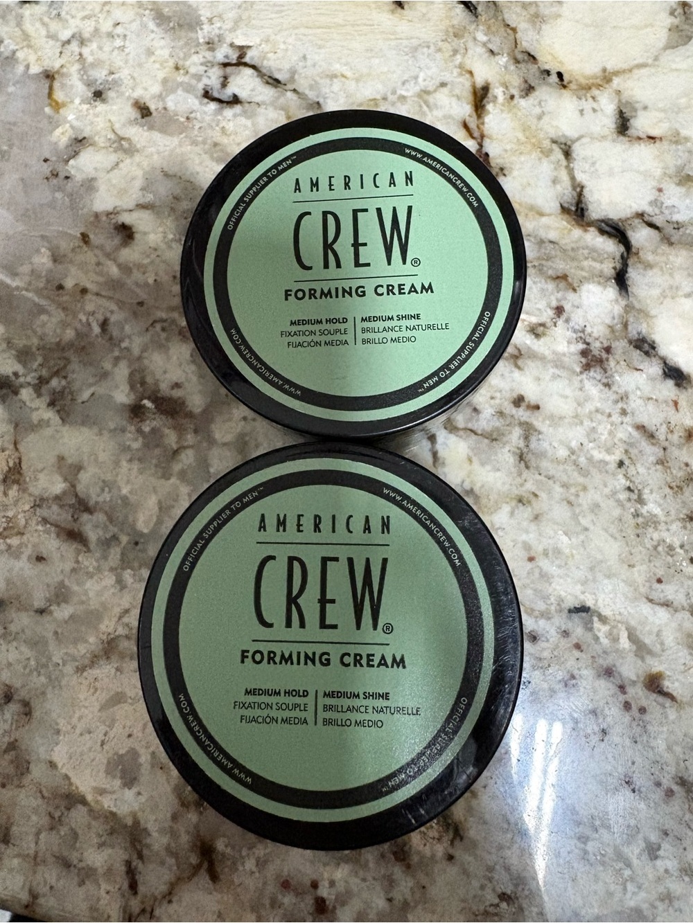 2 AMERICAN CREW FOAMING CREAMS SIMILAR TO GEL $40 VALUE